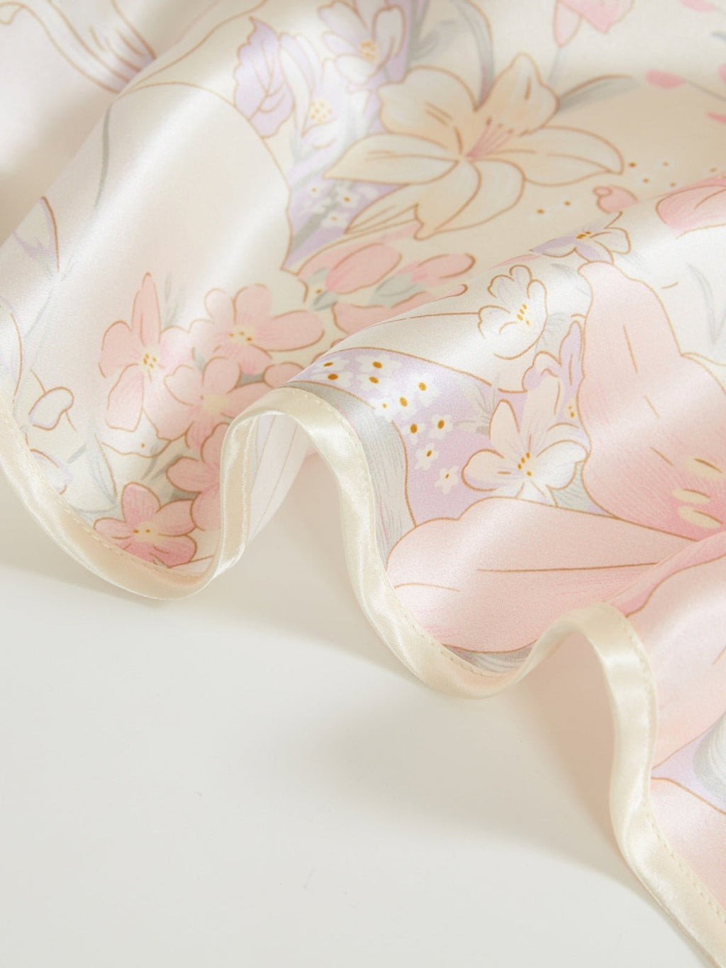 Printed Soft Silk Pillow Cover