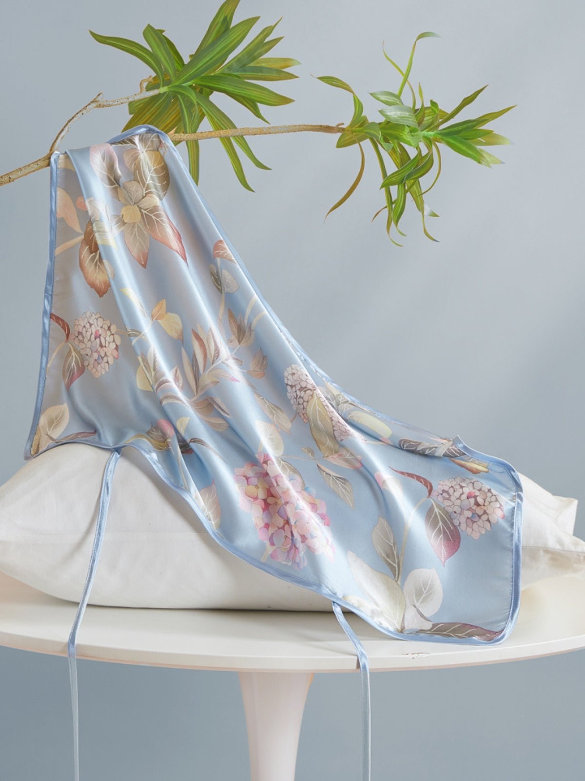 Printed Soft Silk Pillow Cover