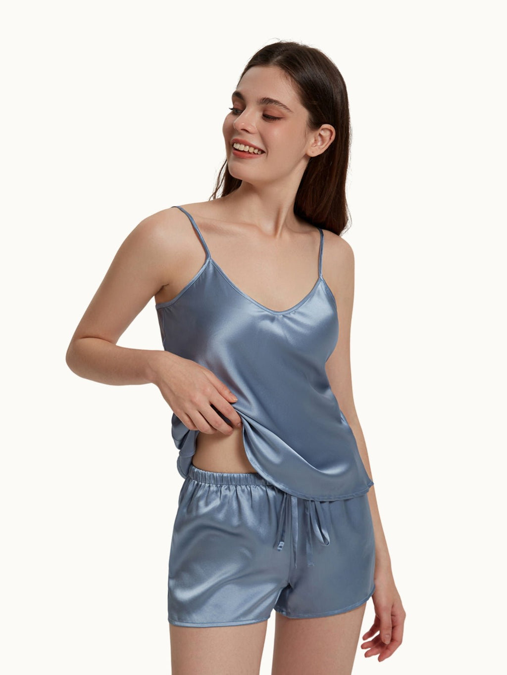 Elegant Mulberry Silk Camisole Set