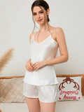 Elegant Mulberry Silk Camisole Set