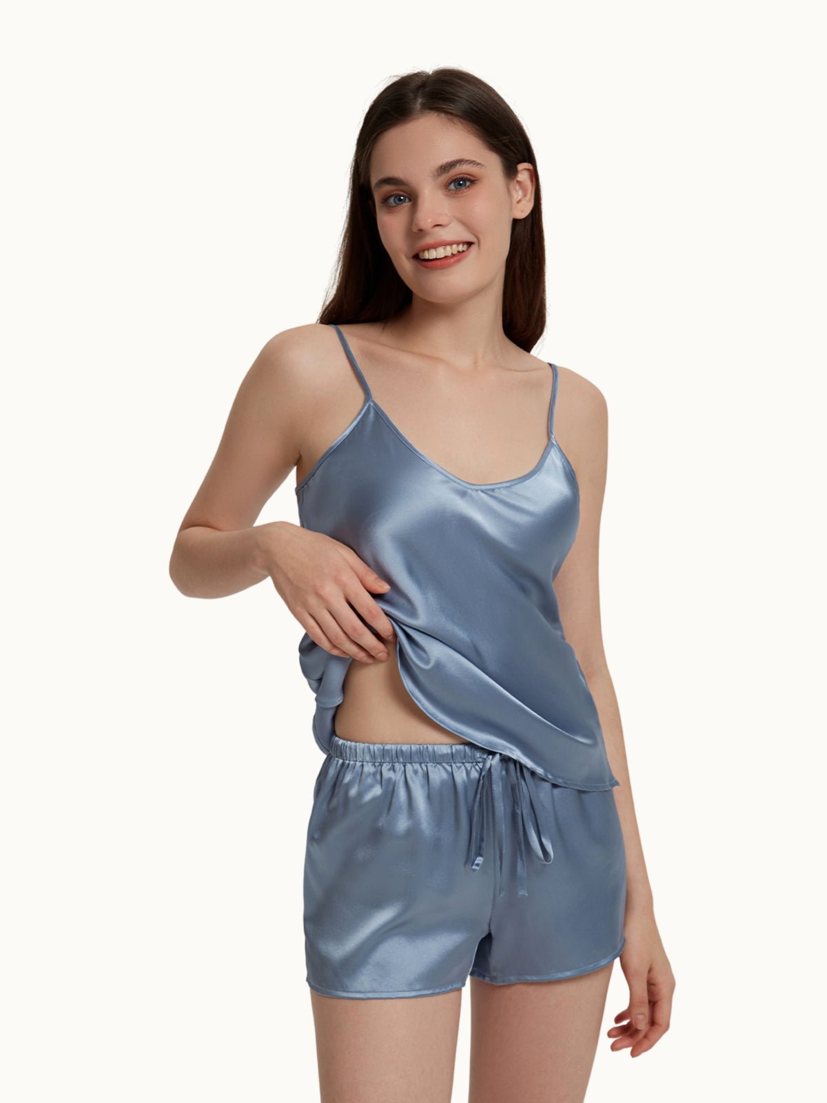 Elegant Mulberry Silk Camisole Set