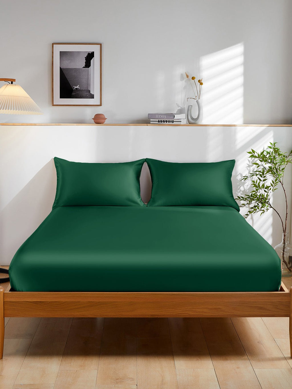 Soft Silk Fitted Sheet Set