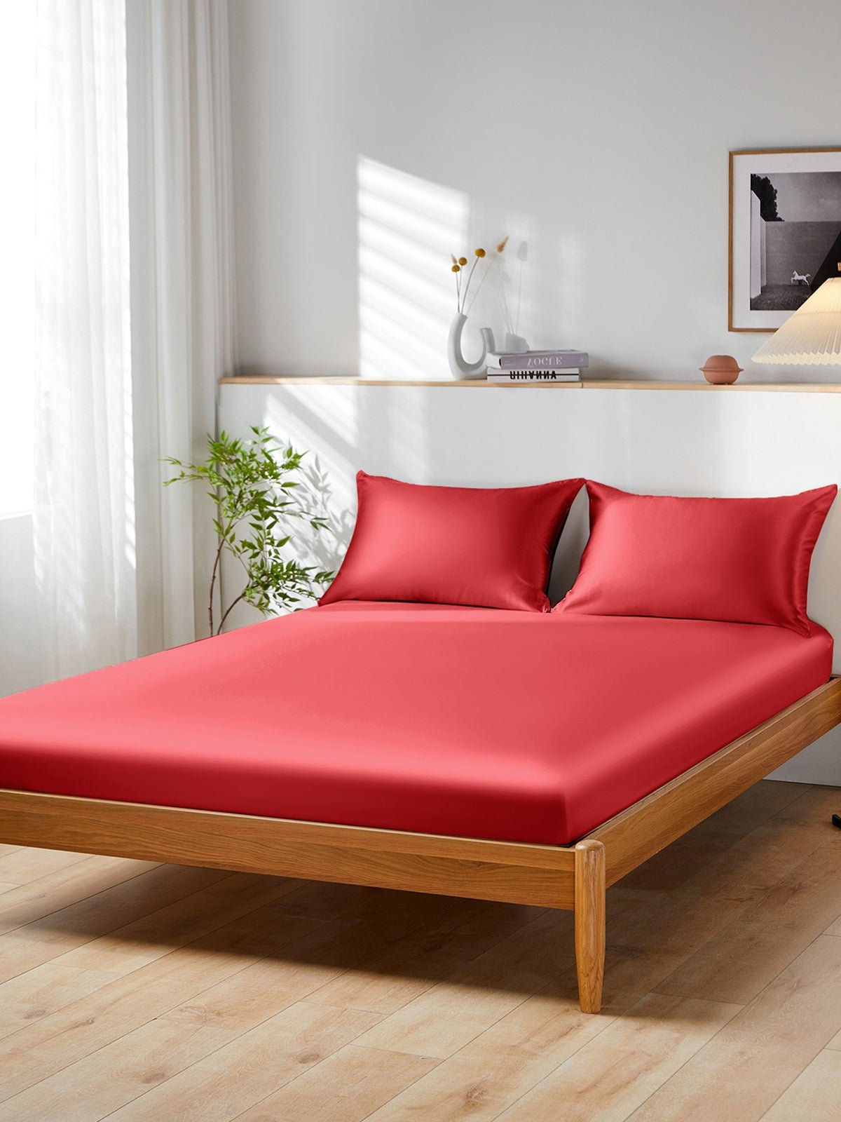 Soft Silk Fitted Sheet Set