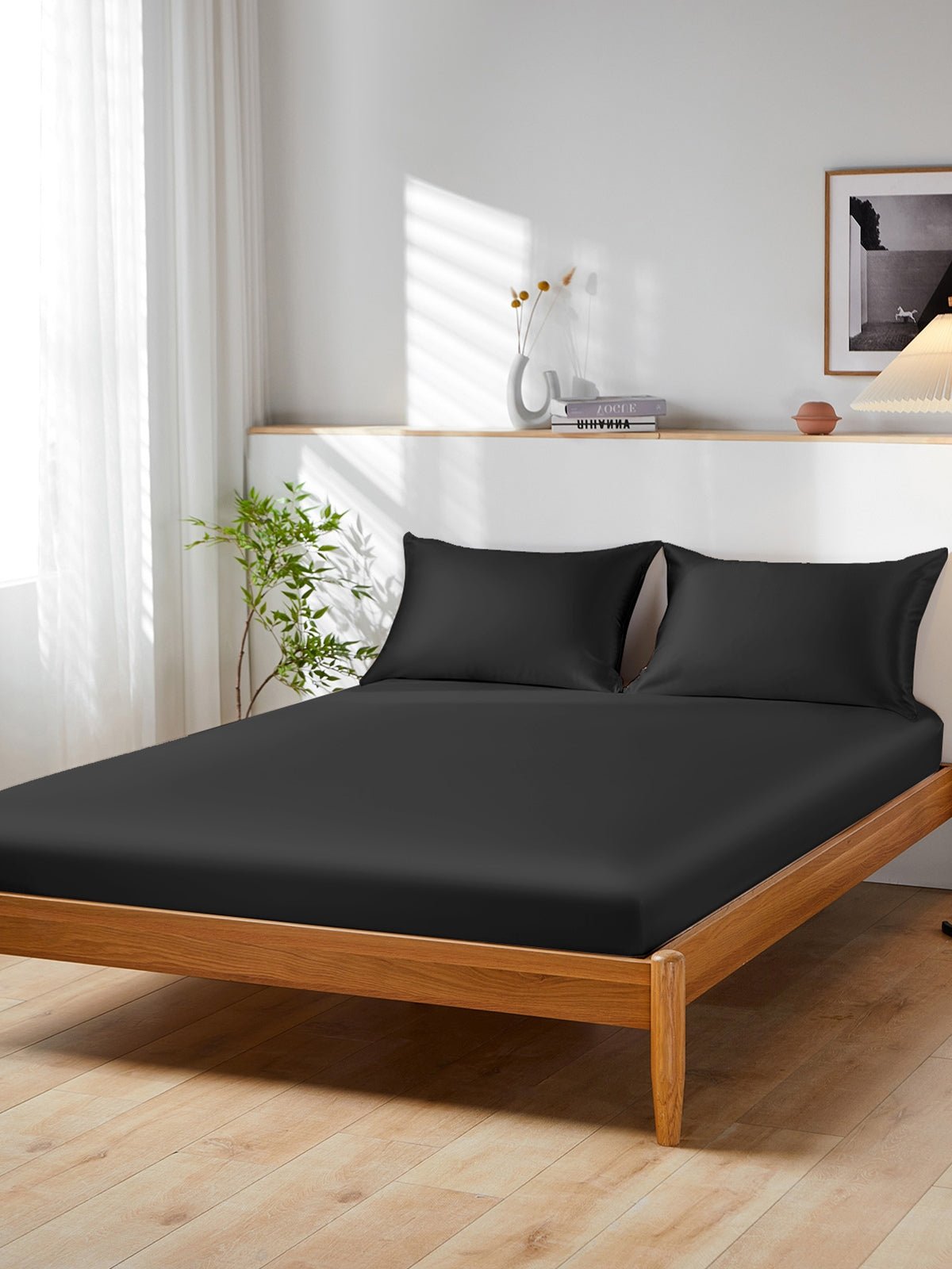 Soft Silk Fitted Sheet Set