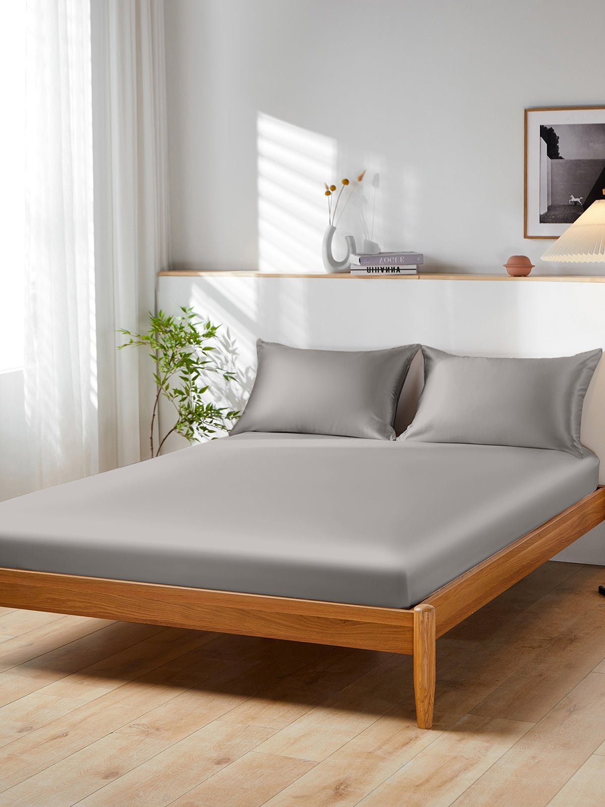 Soft Silk Fitted Sheet Set