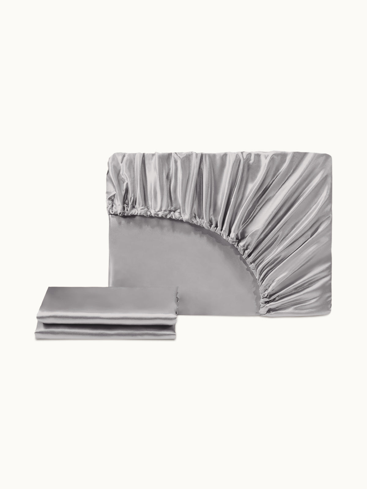 Soft Silk Fitted Sheet Set