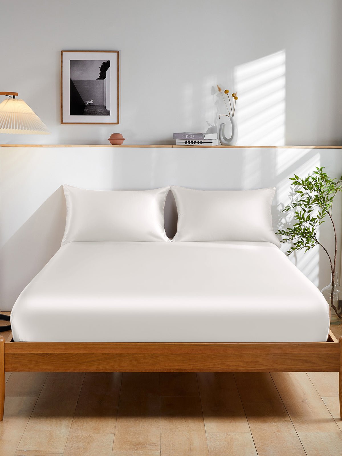 Soft Silk Fitted Sheet Set