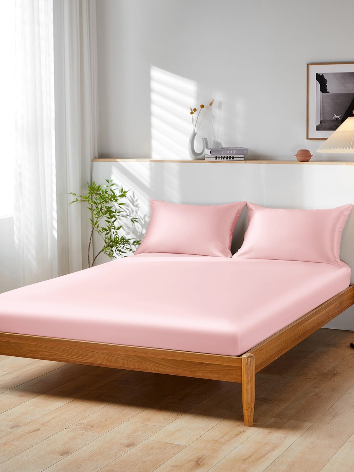Soft Silk Fitted Sheet Set