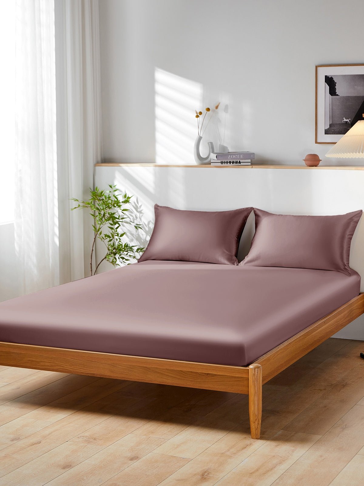 Soft Silk Fitted Sheet Set