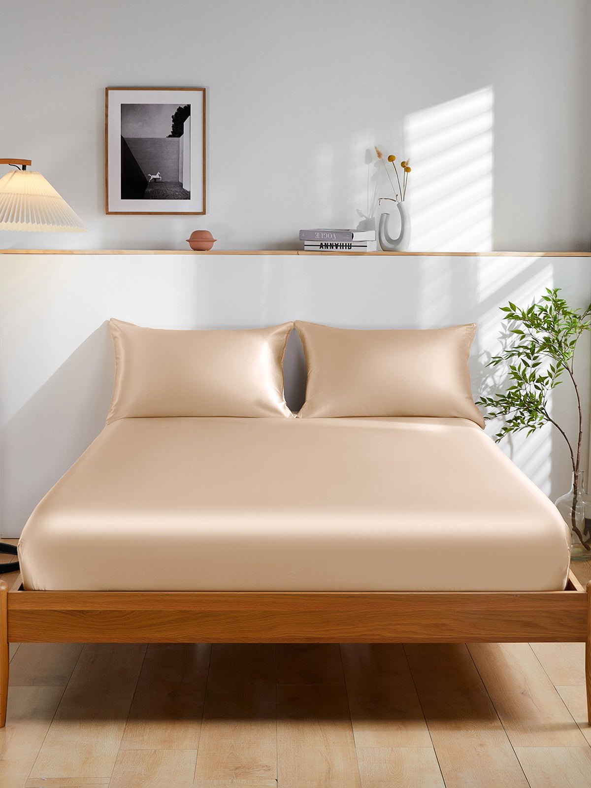 Soft Silk Fitted Sheet Set