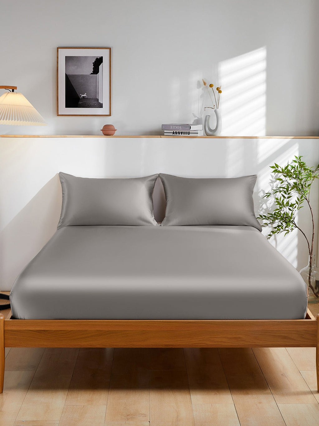 Soft Silk Fitted Sheet Set