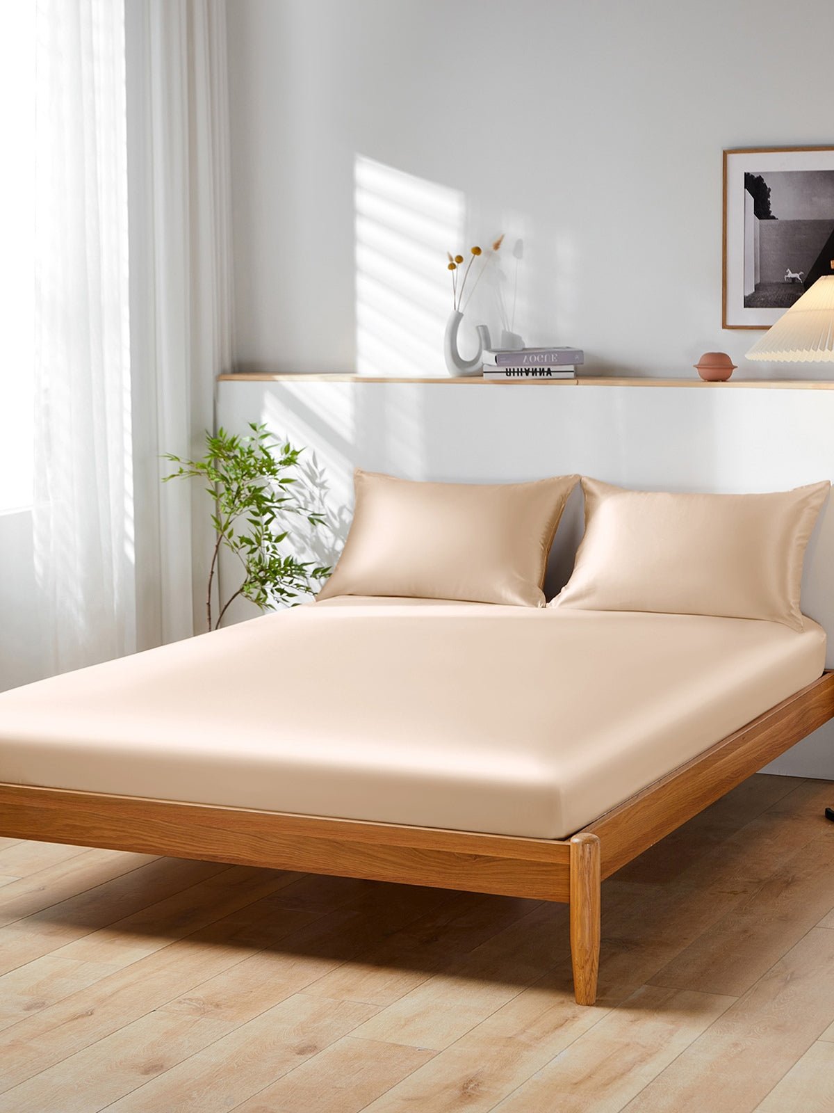 Soft Silk Fitted Sheet Set