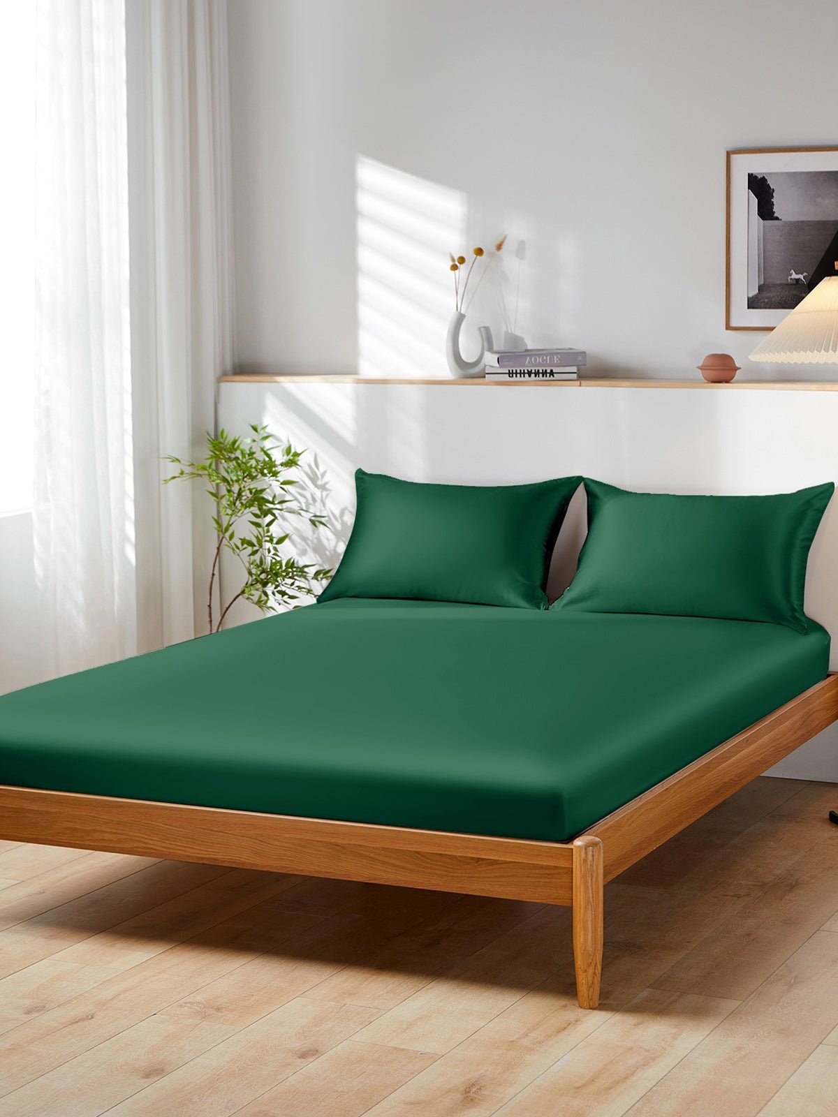 Soft Silk Fitted Sheet Set