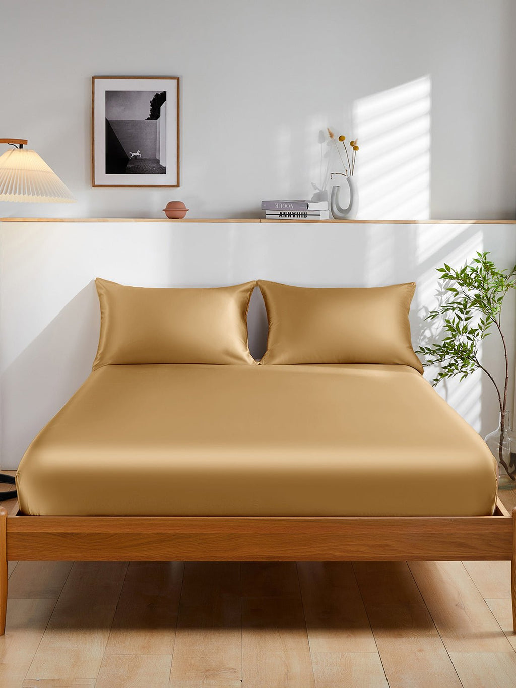 Soft Silk Fitted Sheet Set