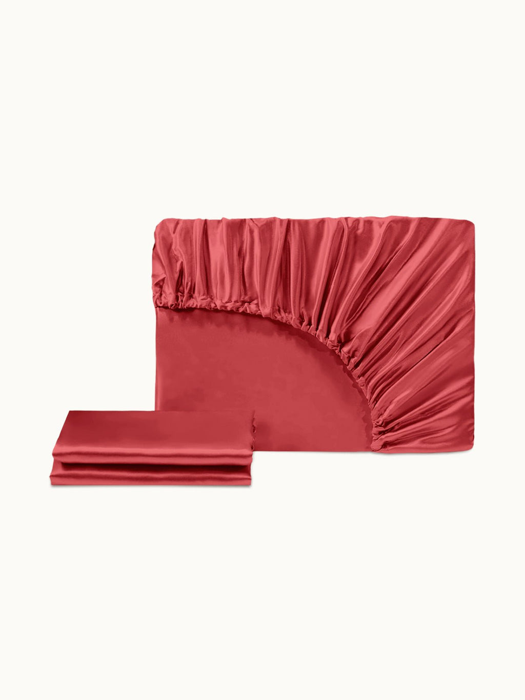 Soft Silk Fitted Sheet Set