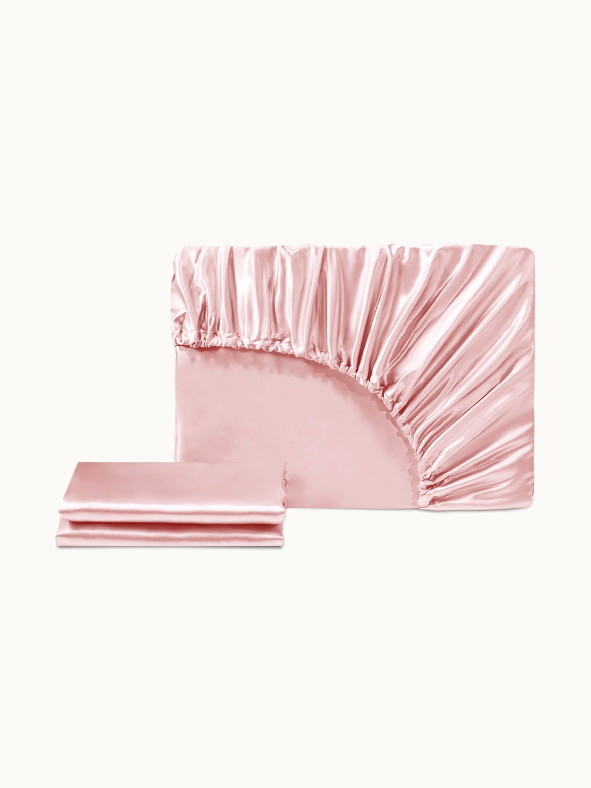 Soft Silk Fitted Sheet Set