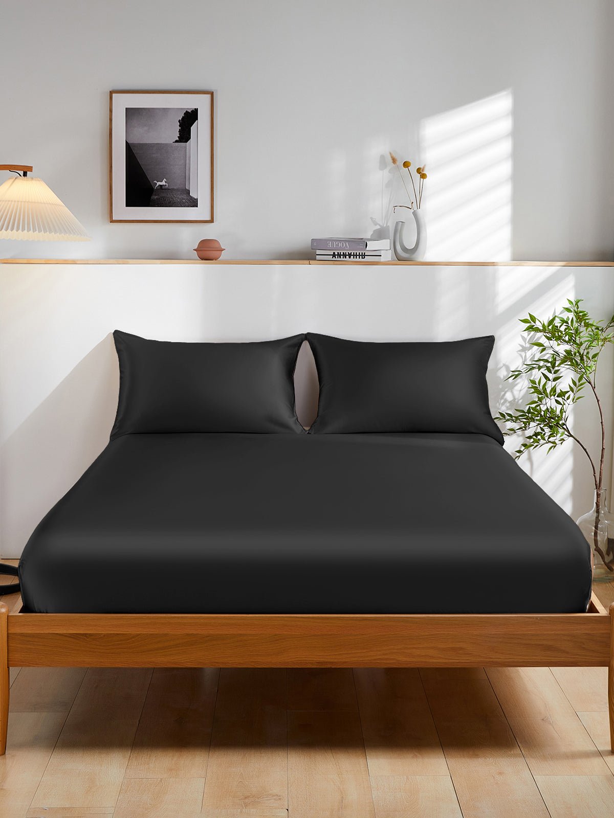 Soft Silk Fitted Sheet Set