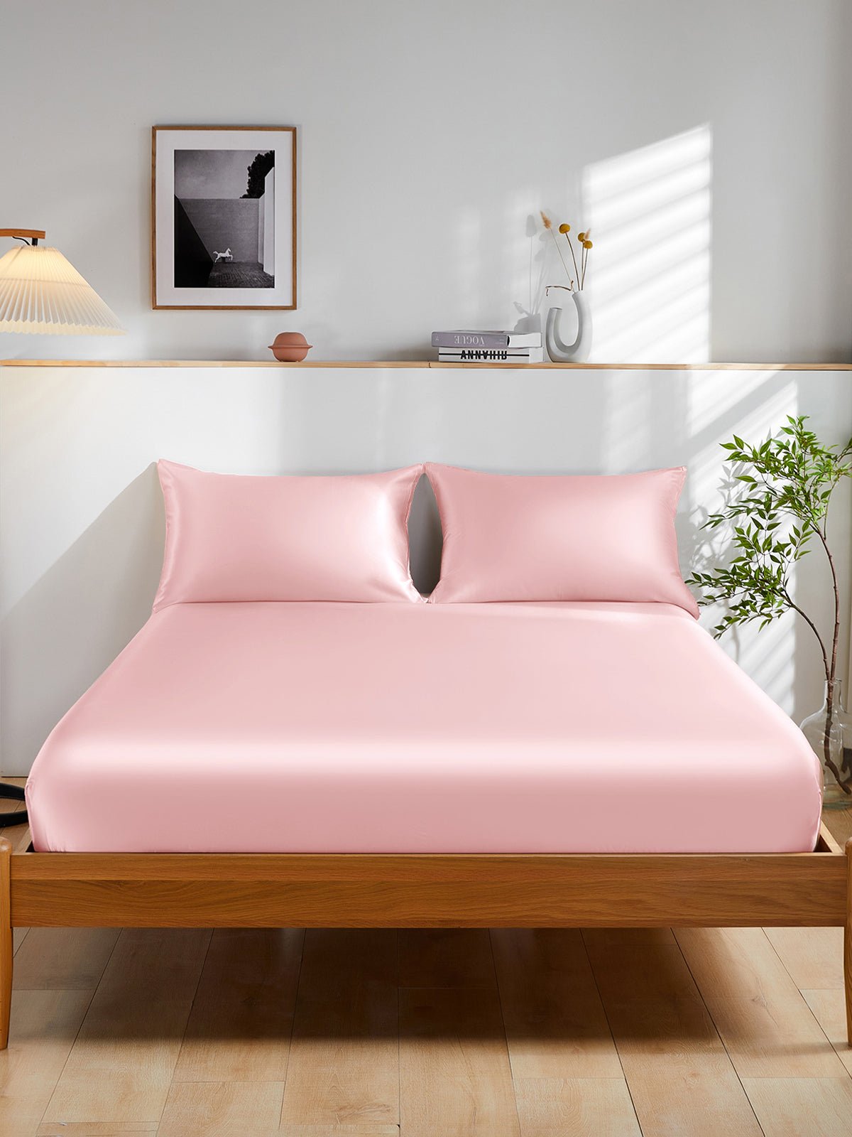 Soft Silk Fitted Sheet Set