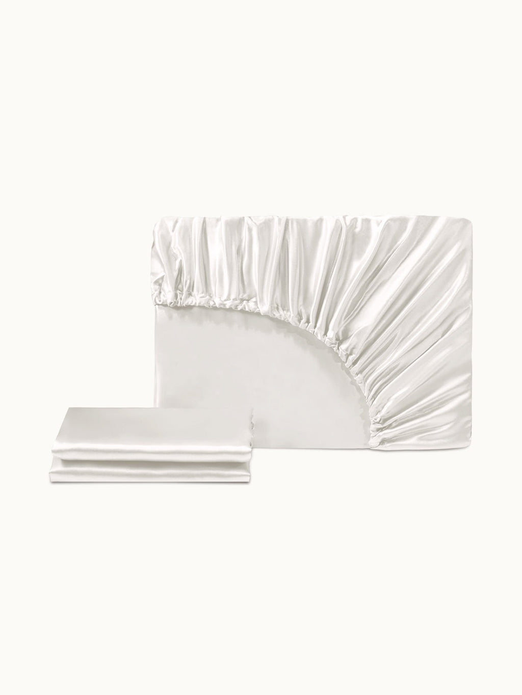 Soft Silk Fitted Sheet Set