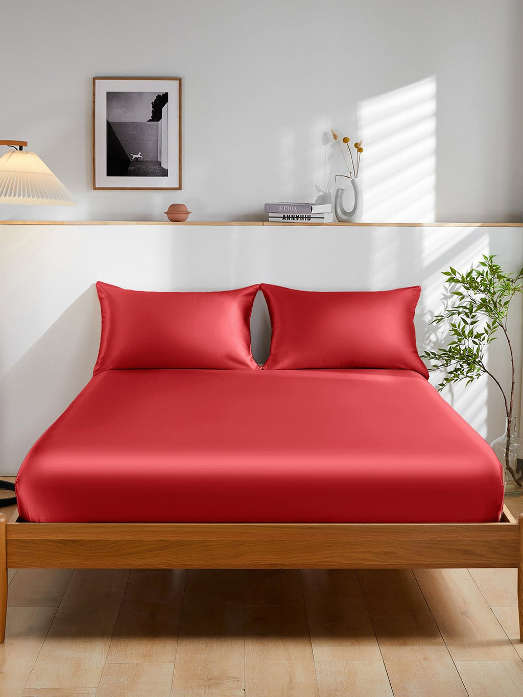 Soft Silk Fitted Sheet Set