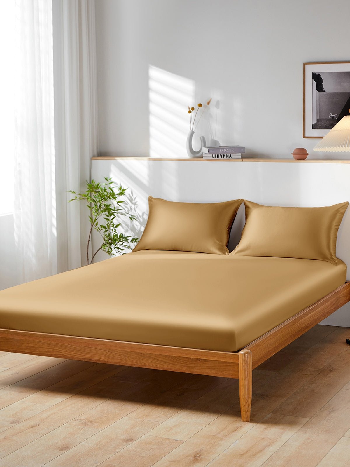 Soft Silk Fitted Sheet Set