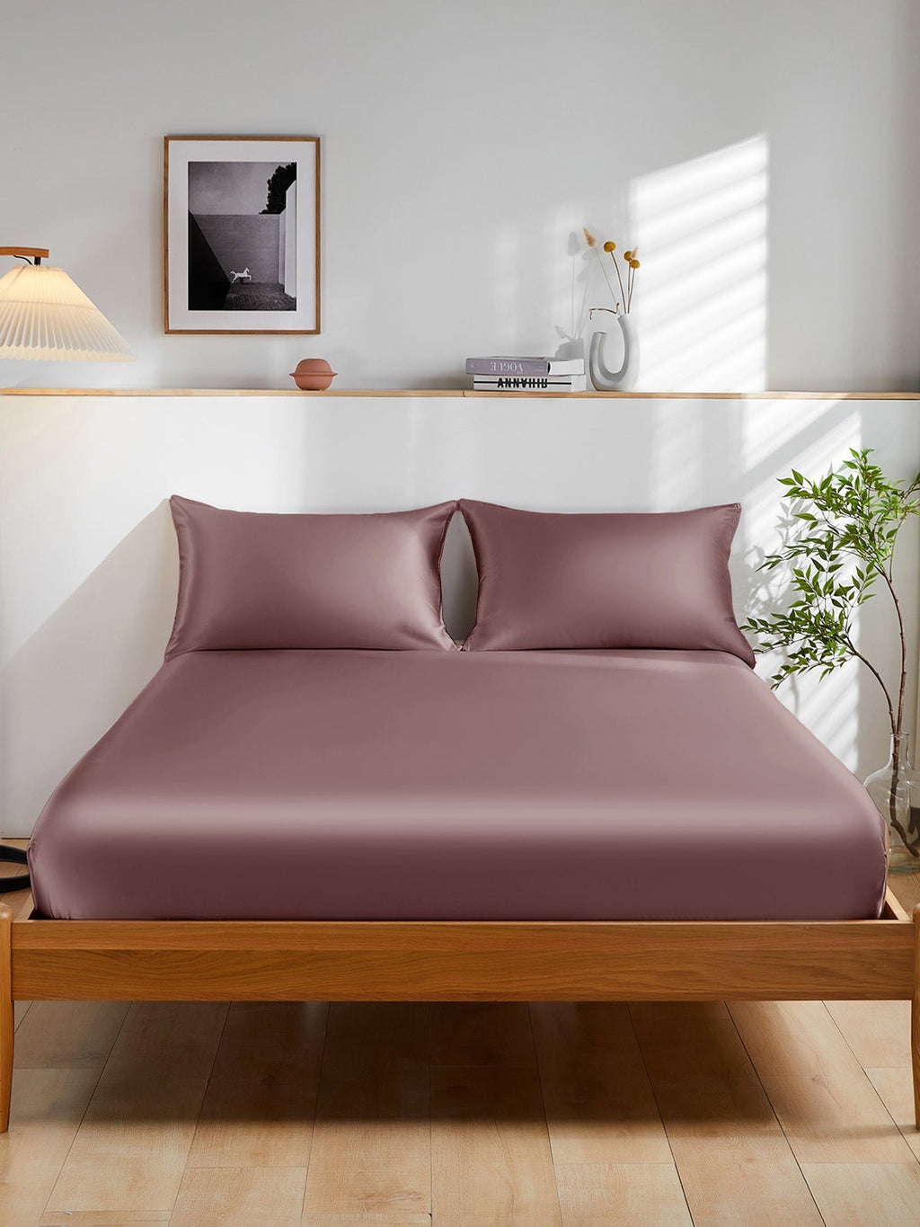 Soft Silk Fitted Sheet Set