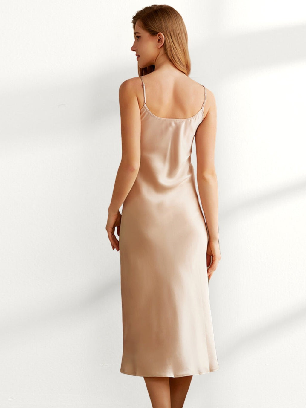 Elegant Mulberry Silk Slip Dress