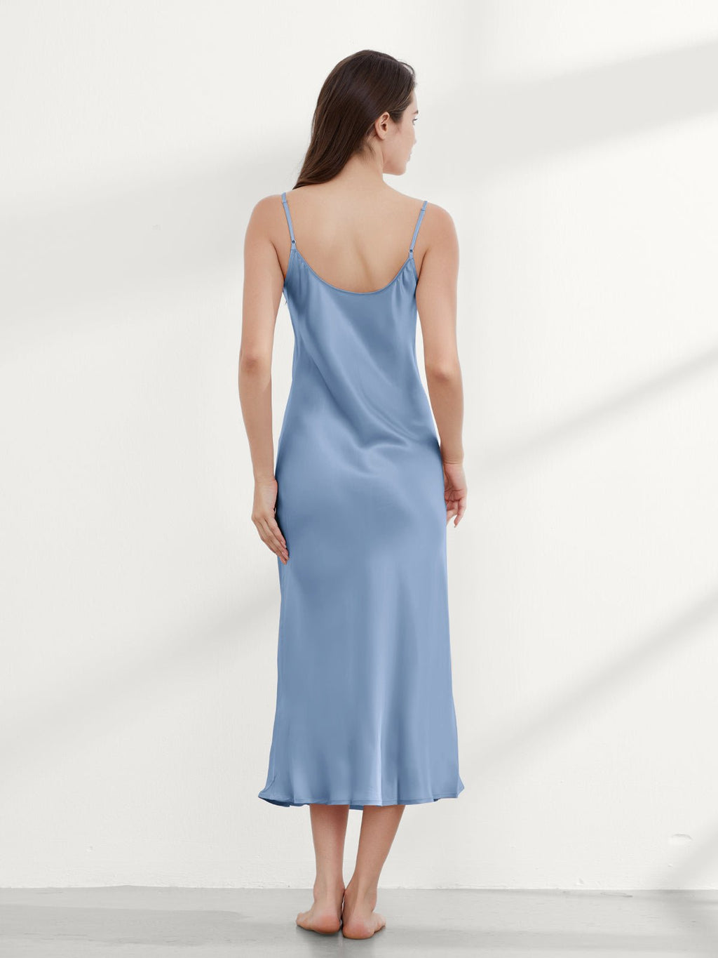 Elegant Mulberry Silk Slip Dress