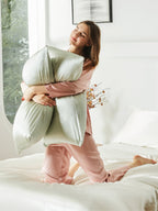 2 Pack Soft Silk Pillowcases with Hidden Zipper