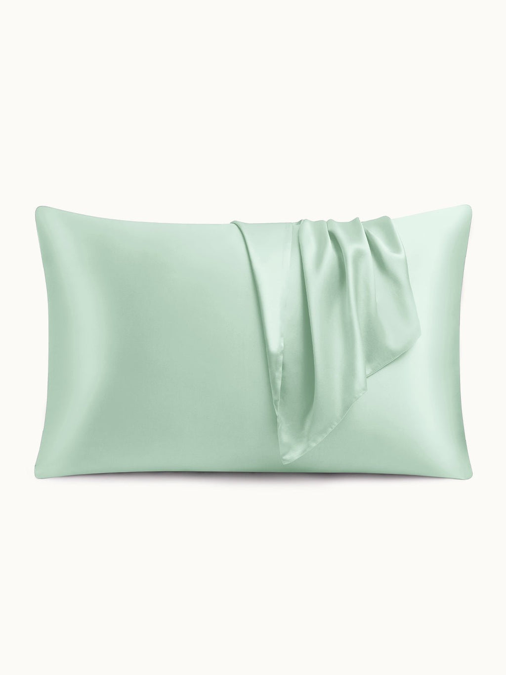 2 Pack Soft Silk Pillowcases with Hidden Zipper