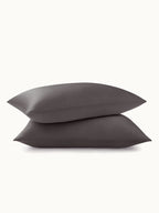2 Pack Soft Silk Pillowcases with Hidden Zipper