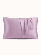 2 Pack Soft Silk Pillowcases with Hidden Zipper