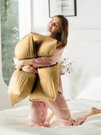 2 Pack Soft Silk Pillowcases with Hidden Zipper