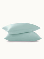 2 Pack Soft Silk Pillowcases with Hidden Zipper