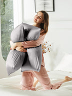2 Pack Soft Silk Pillowcases with Hidden Zipper