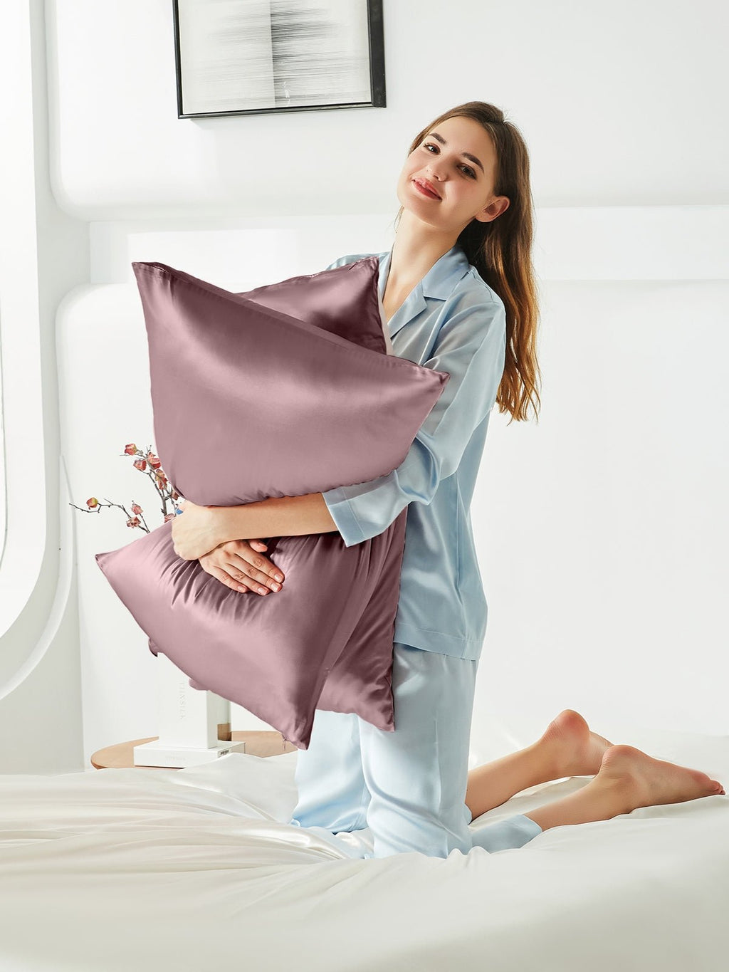 Soft Silk Pillowcase & Eye Mask Set