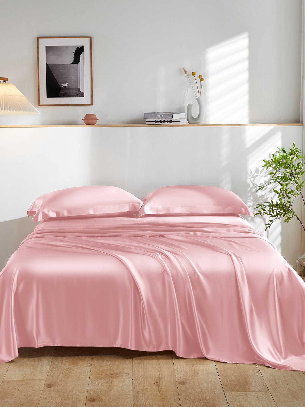 Soft Silk Sheet Set with Shams