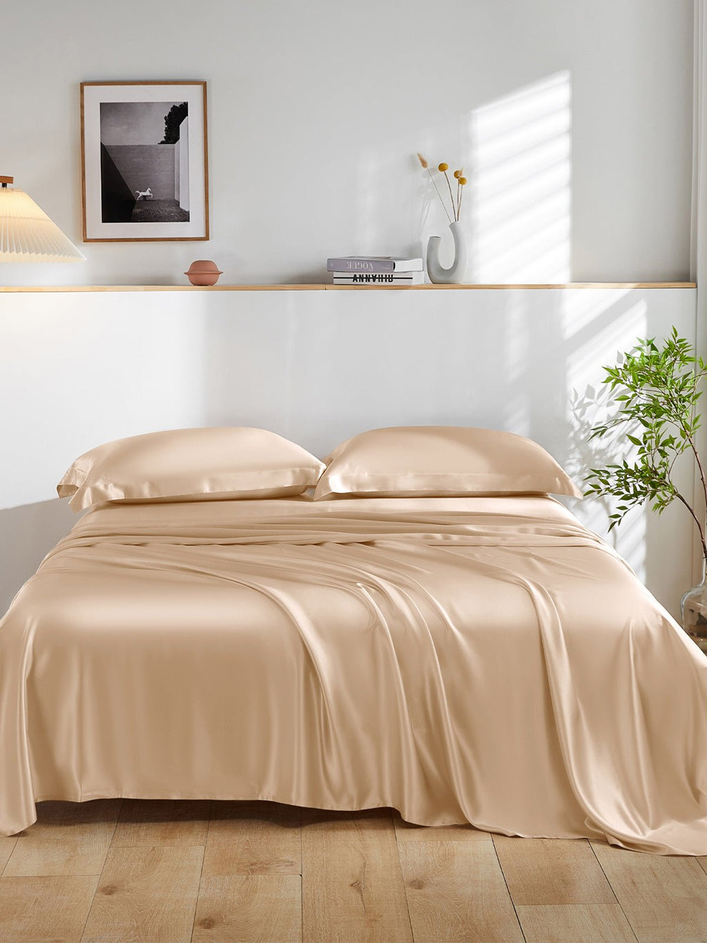 Soft Silk Sheet Set with Shams