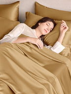 Soft Silk Sheet Set with Shams