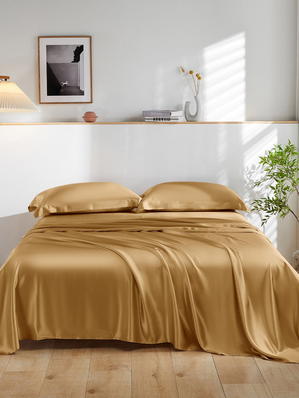 Soft Silk Sheet Set with Shams