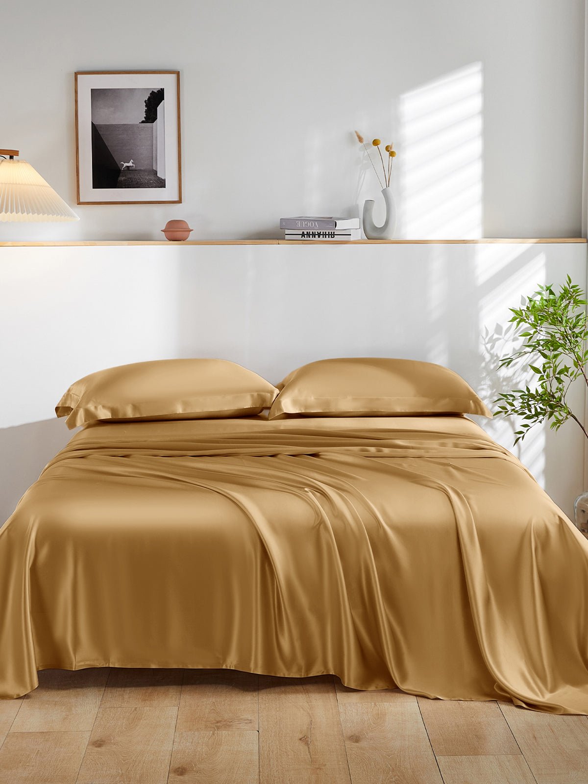 Soft Silk Sheet Set with Shams
