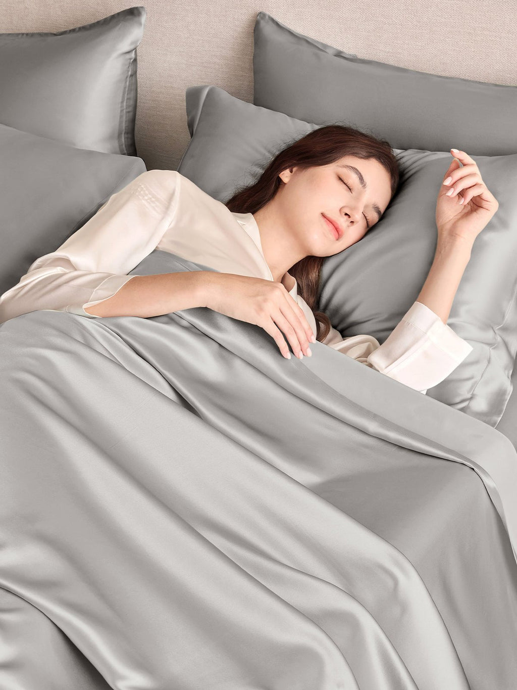 Soft Silk Sheet Set with Shams