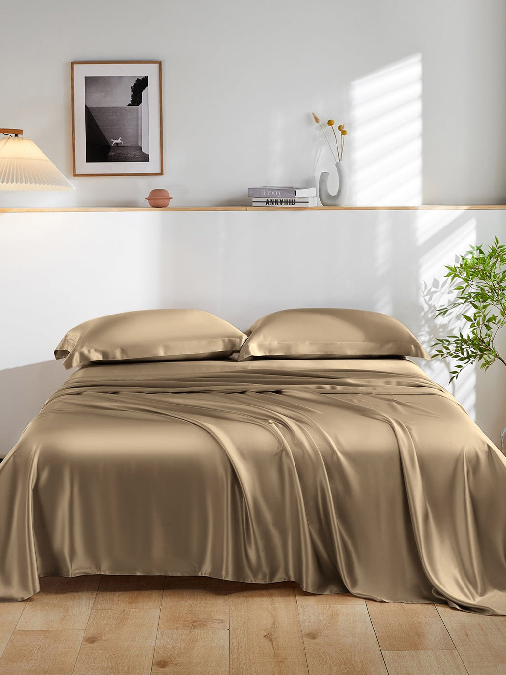 Soft Silk Sheet Set with Shams