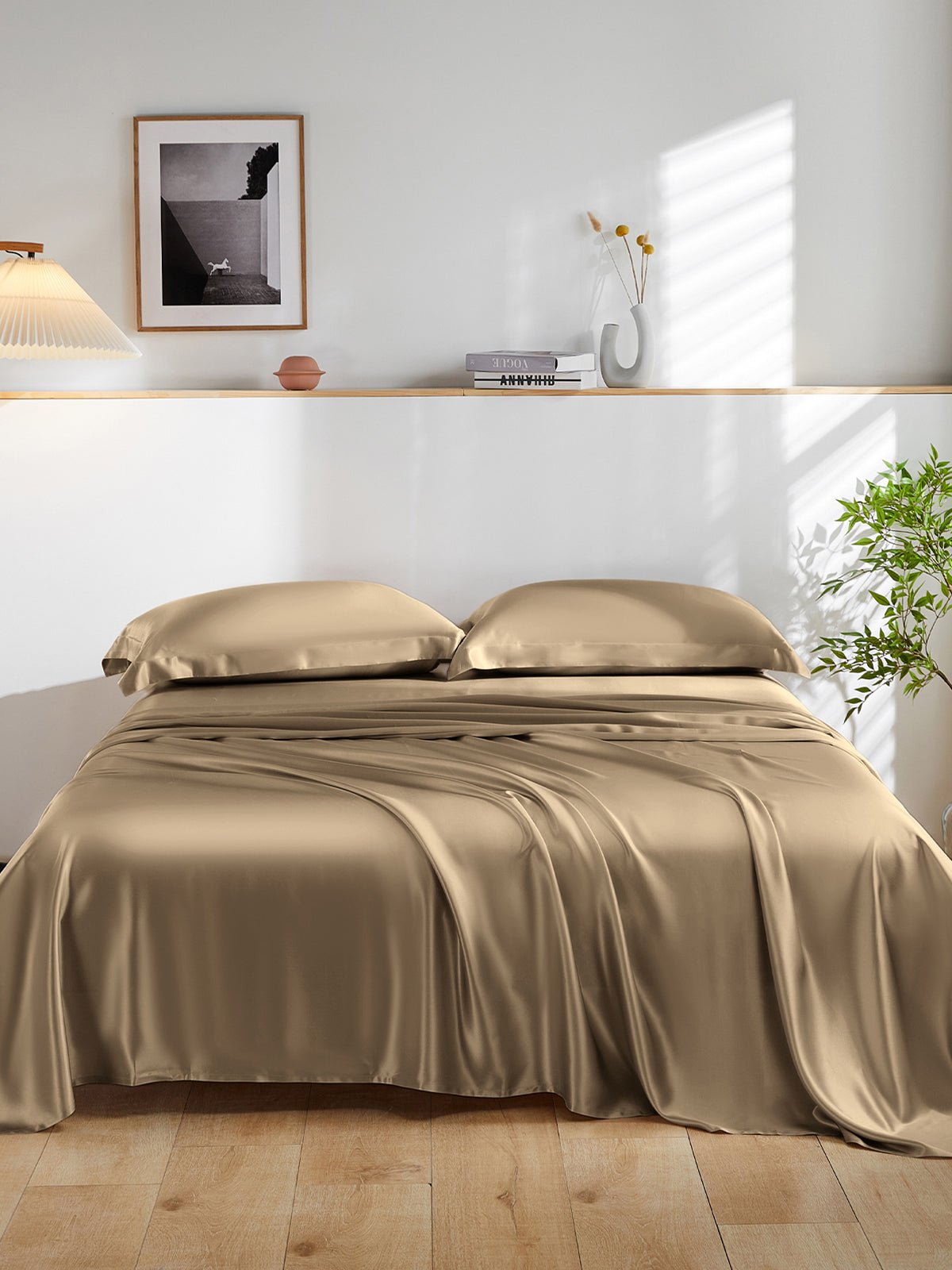 Soft Silk Sheet Set with Shams