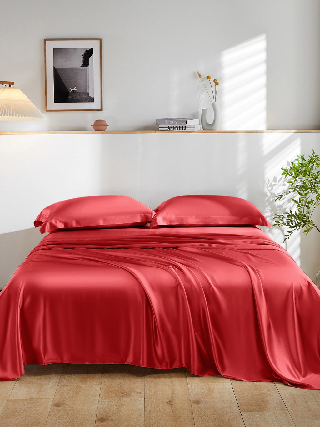 Soft Silk Sheet Set with Shams