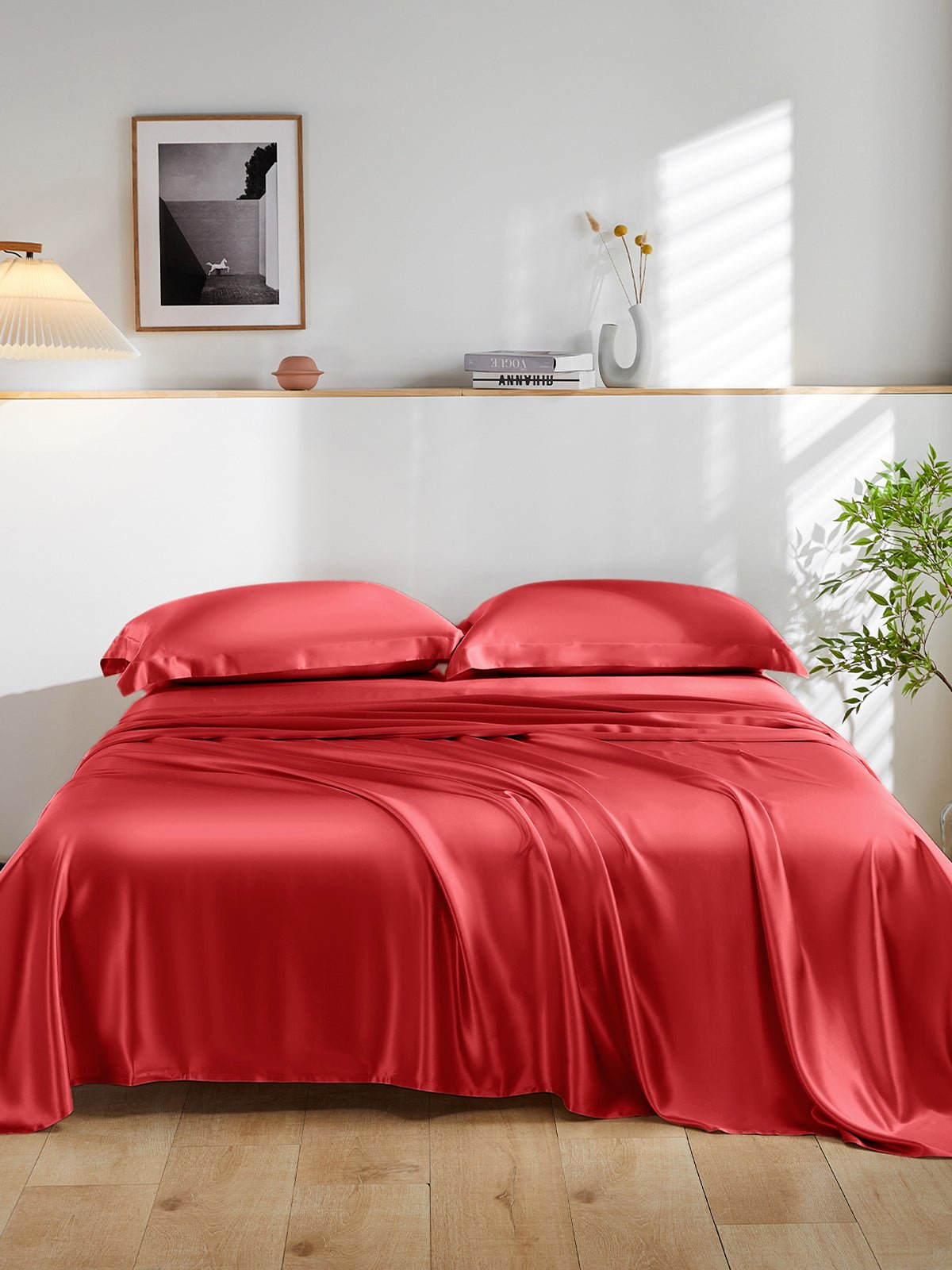 Soft Silk Sheet Set with Shams