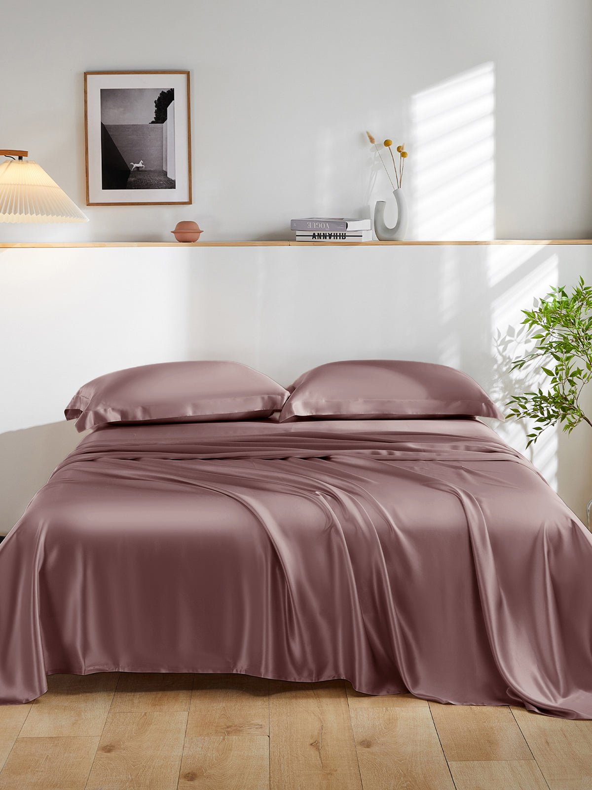 Soft Silk Sheet Set with Shams