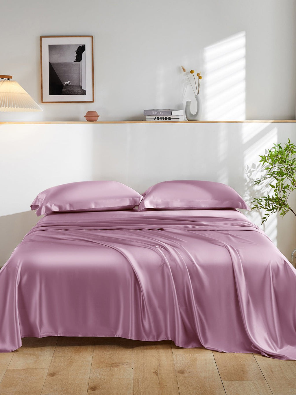 Soft Silk Sheet Set with Shams