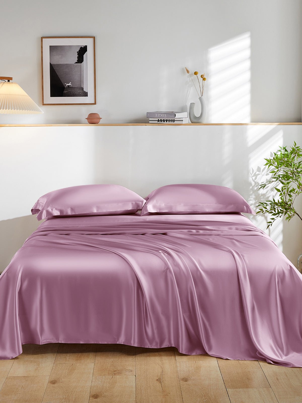 Soft Silk Sheet Set with Shams