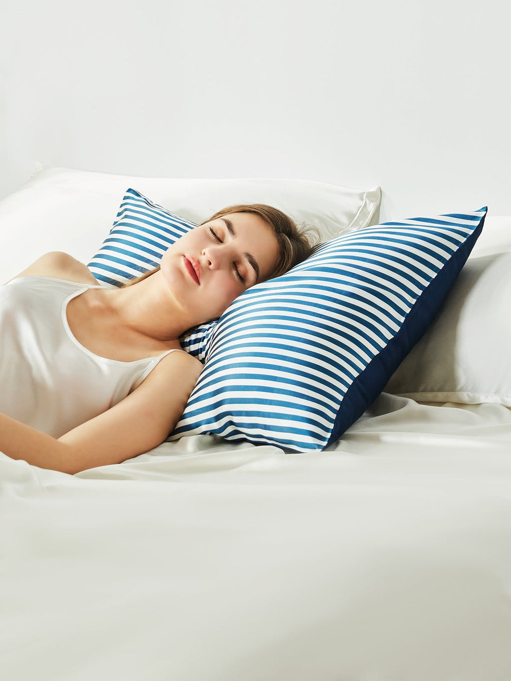Striped Soft Silk & TENCEL™ Pillowcase
